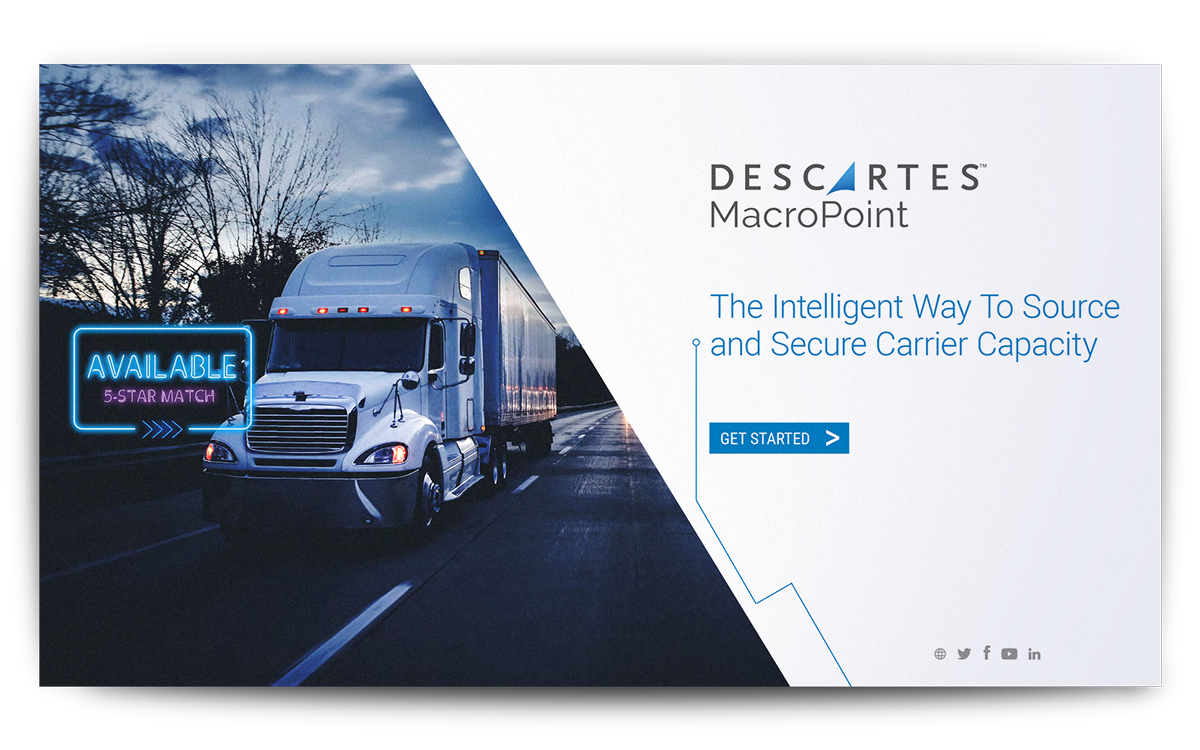 The Intelligent Way to Source and Secure Carrier Capacity - Descartes  MacroPoint