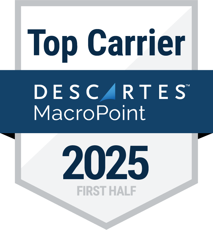 Top Carrier Badge Descartes MacroPoint First Half